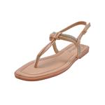 SANDALIA AMARRADA DE TIRA SIMPLE C/CAMEL