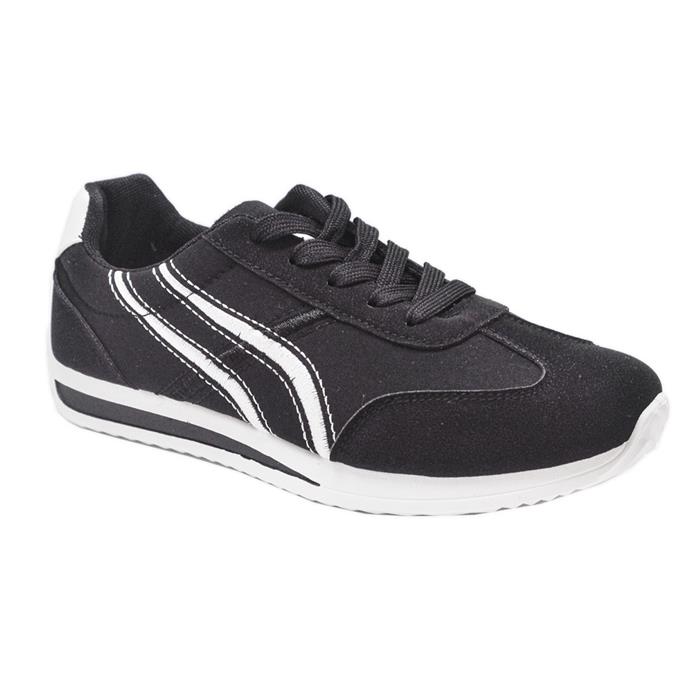 TENIS DEPORTIVO DOBLE RAYA DET.SUELA C/NEGRO