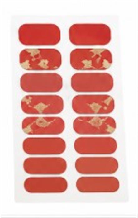 PEGATINA PÑARA UÑAS DE GEL C/ROJO