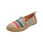 ALPARGATA ESTILO TEJIDA PARA DAMA C/MULTICOLOR