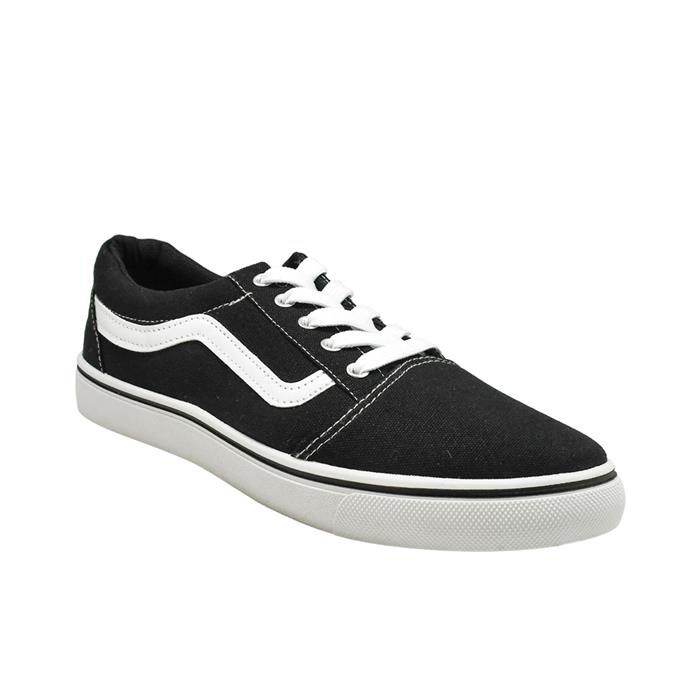 TENIS CASUAL CABALLEROS MAT. TEXTIL C/NEGRO