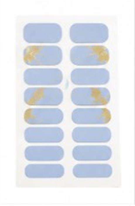 PEGATINA PÑARA UÑAS DE GEL C/AZUL