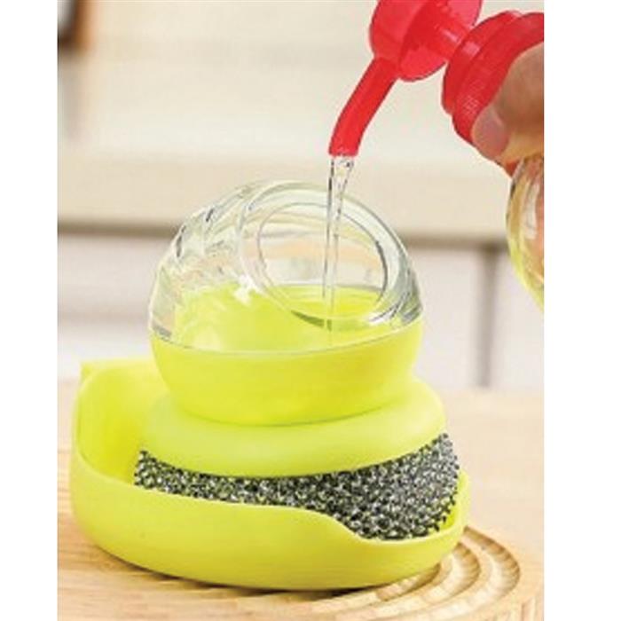 BRILLO PARA FREGAR CON DISPENSADOR PLASTICO